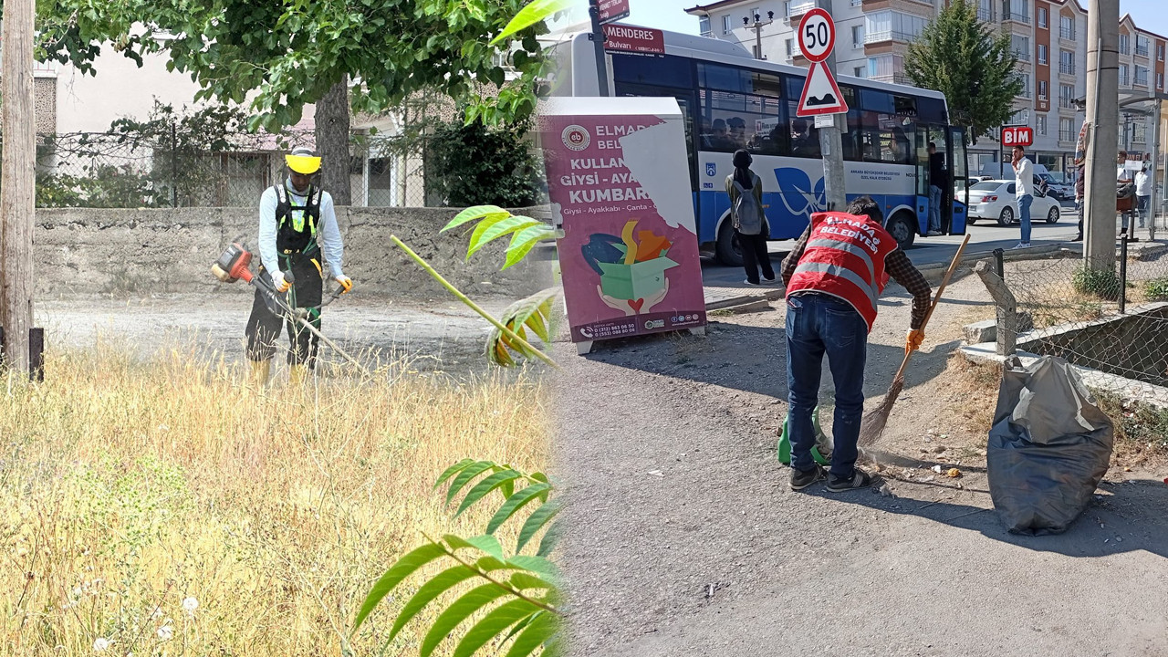 Elmadağ’da yaz temizliği seferberliği