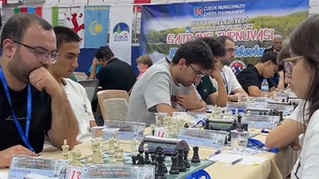 Çubuk’ta Satranç Festivali tüm heyecanıyla devam ediyor