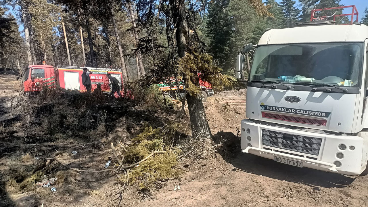 Pursaklar Belediyesinden Çankırı’daki orman yangınlarına destek