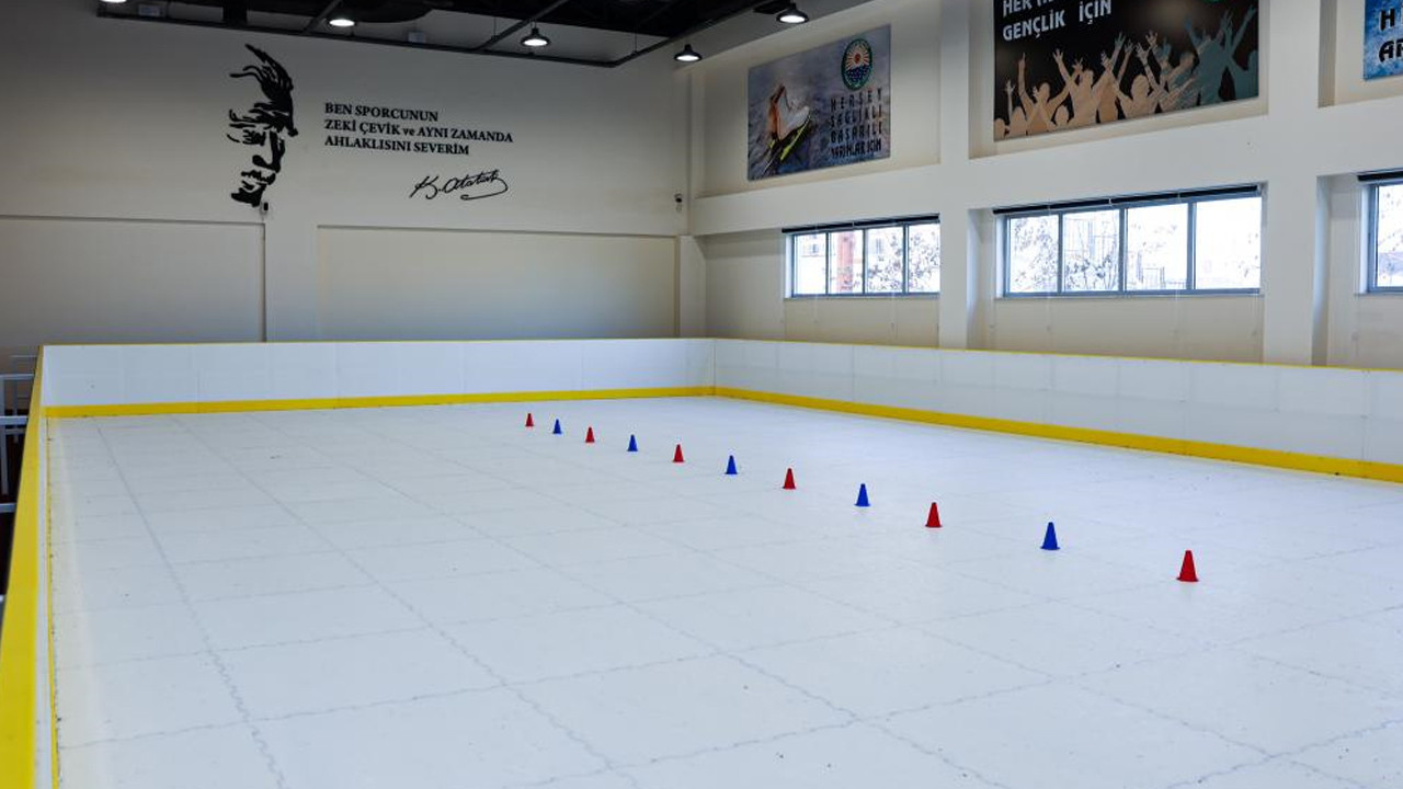 Gölbaşı’nda buz pateni heyecanı başlıyor!