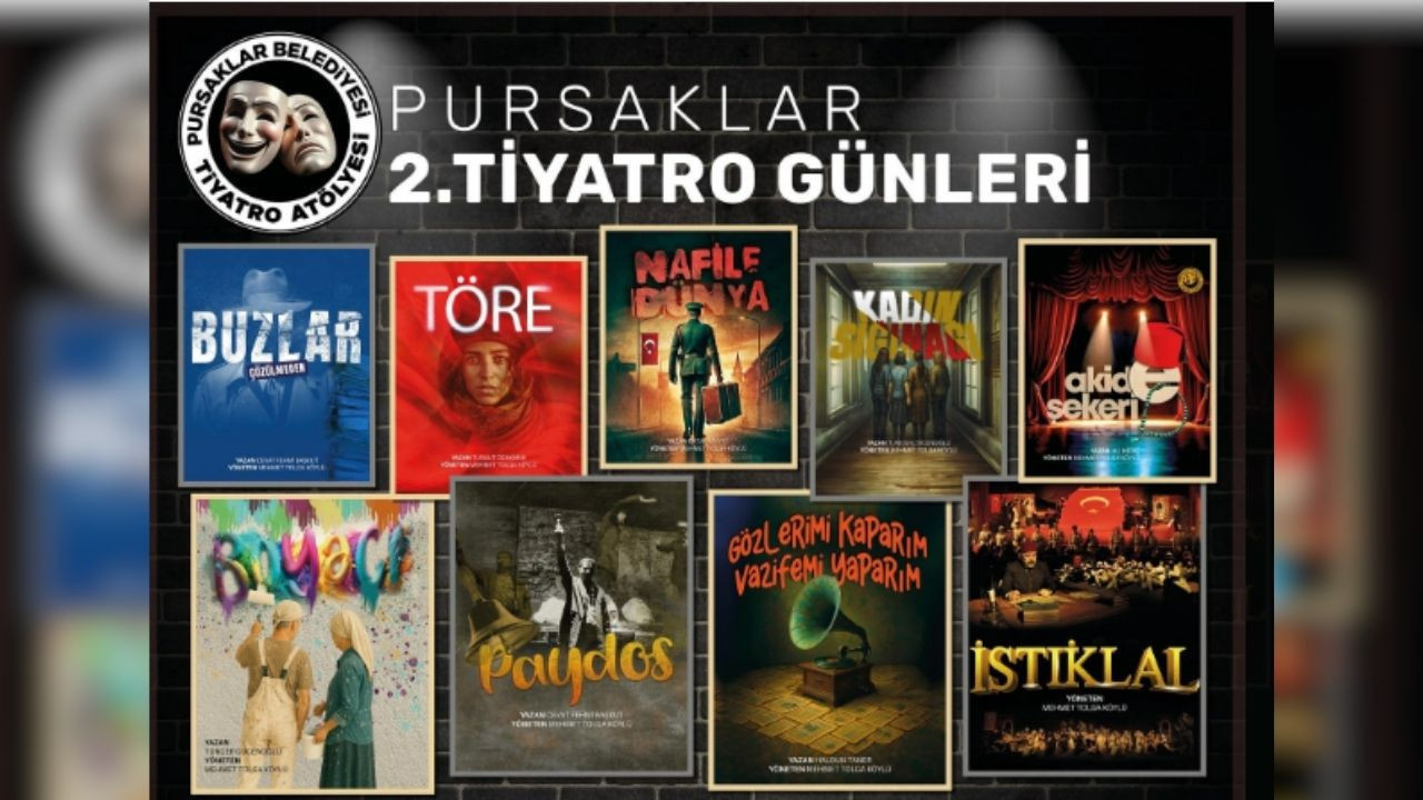 Tiyatro tutkunları ağustos ayında Pursaklar’da buluşuyor