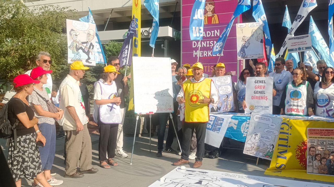 Zam bekleyen kamu emekçileri Ankara'dan seslendi: İnsanca yaşamak istiyoruz!