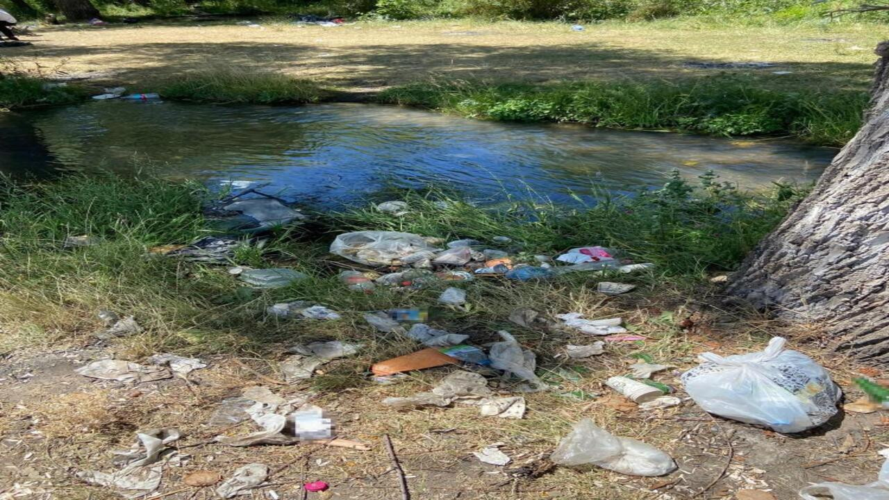Kızılcahamam’da piknikçilerden çevre kirliliğine çanak tutan hareket