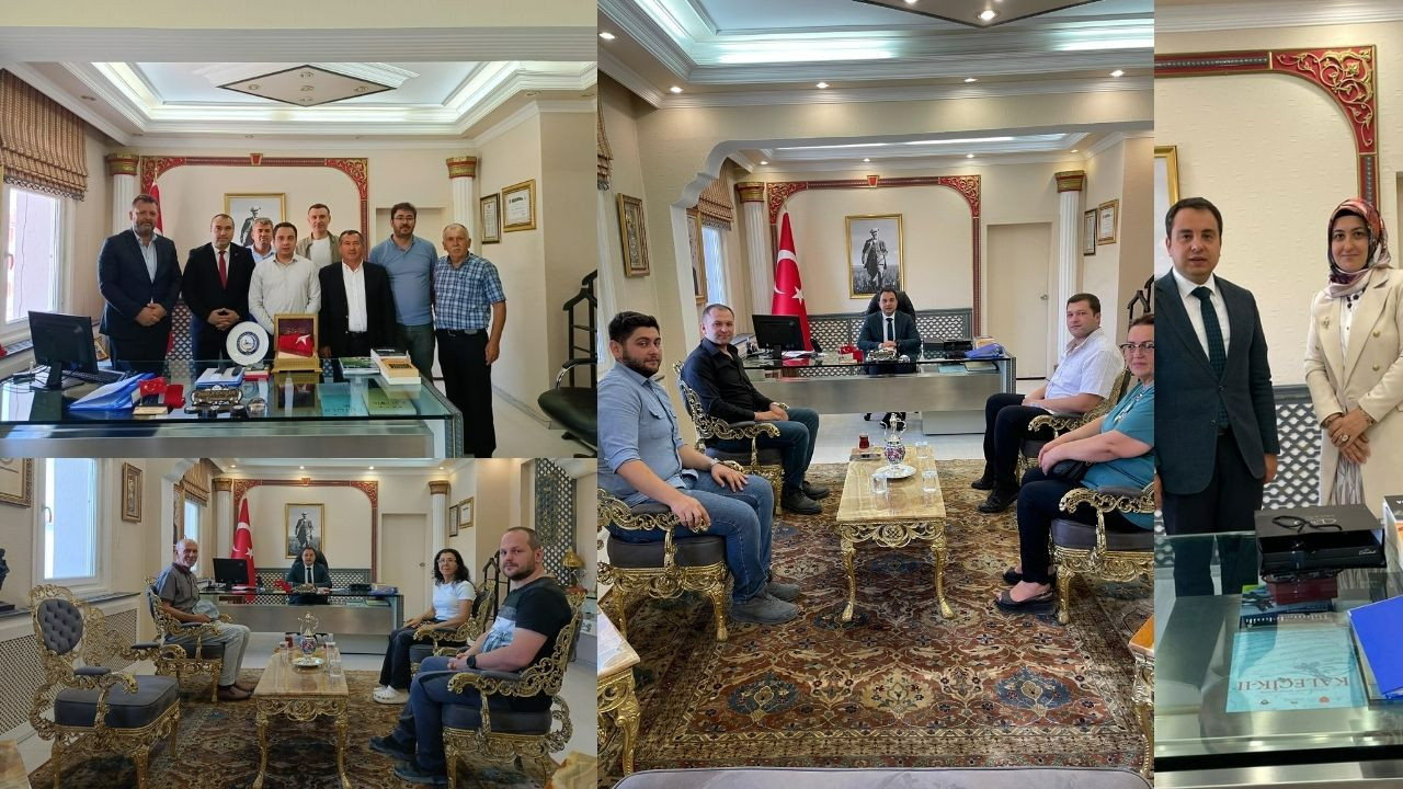 Kalecik Kaymakamı Melih Aydoğan’a ziyaretler sürüyor