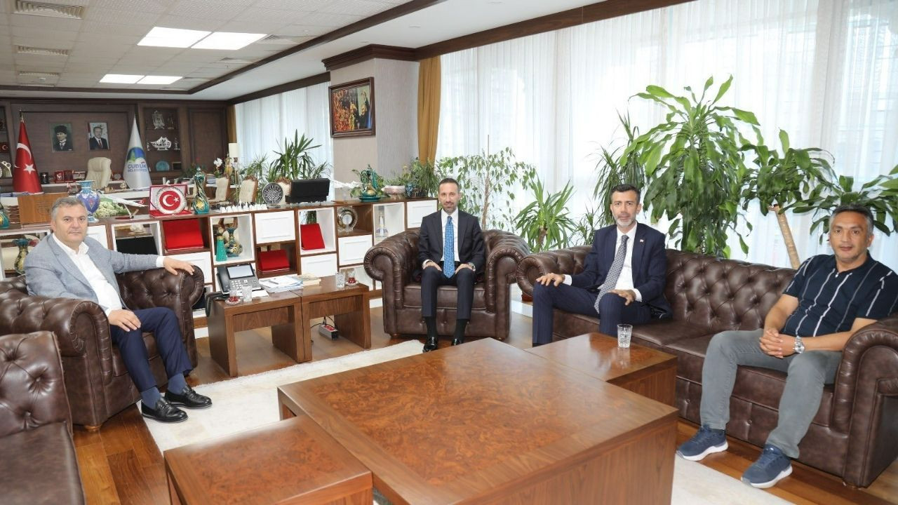 Kültür ve Turizm Bakanlığı Heyetinden Çubuk Belediye Başkanı Demirbaş’a ziyaret