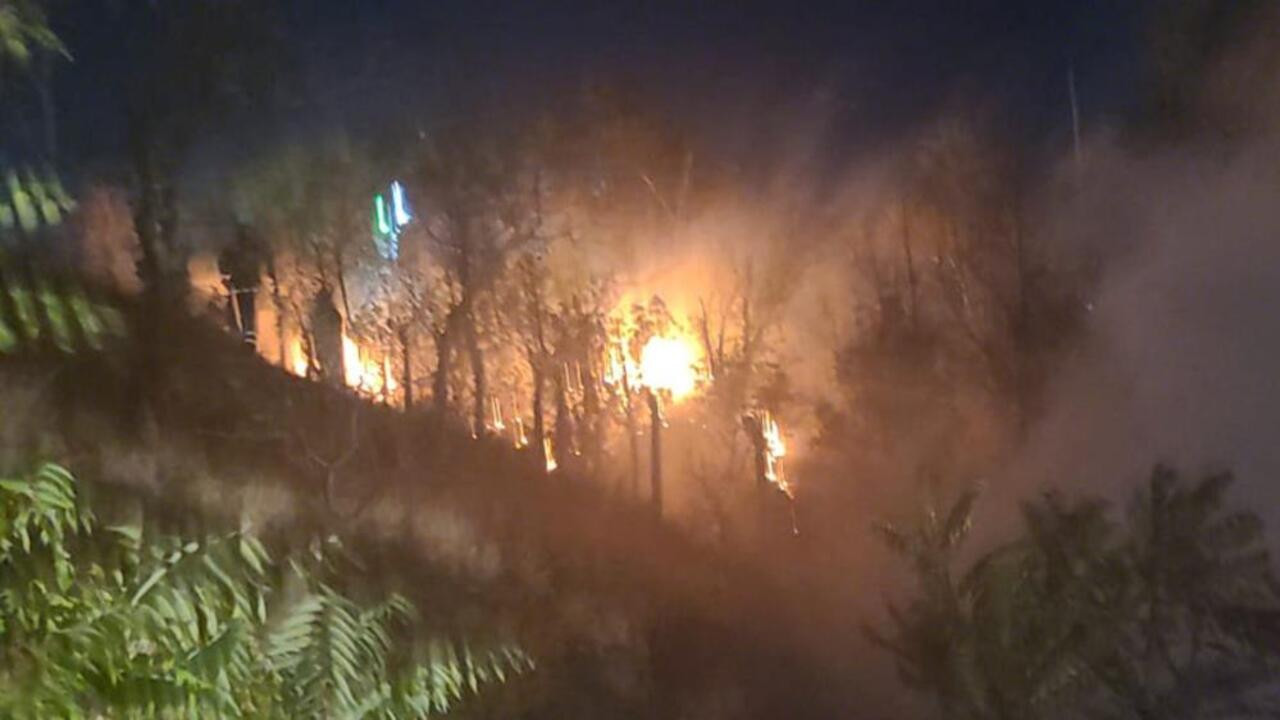 Kırıkkale’de geceyi yangının alevleri aydınlattı