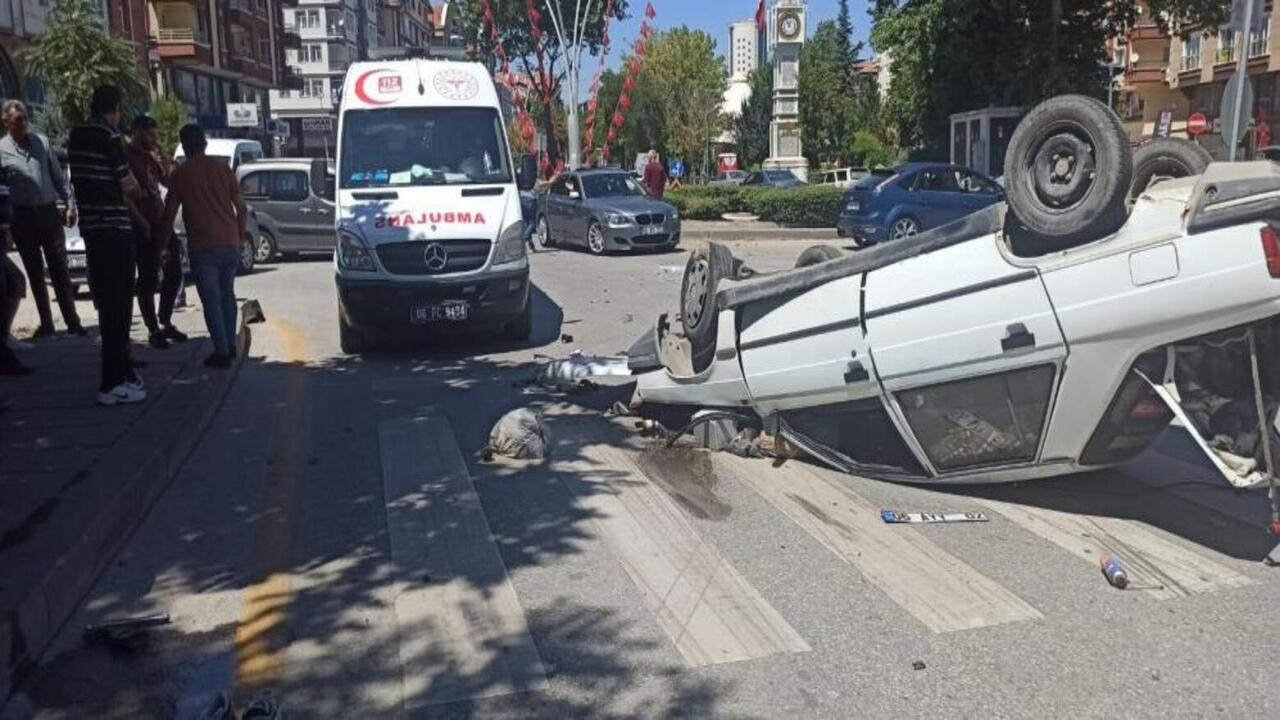 Kahramankazan’da emniyet kemeri takmanın hayati önemi bir kez daha anlaşıldı