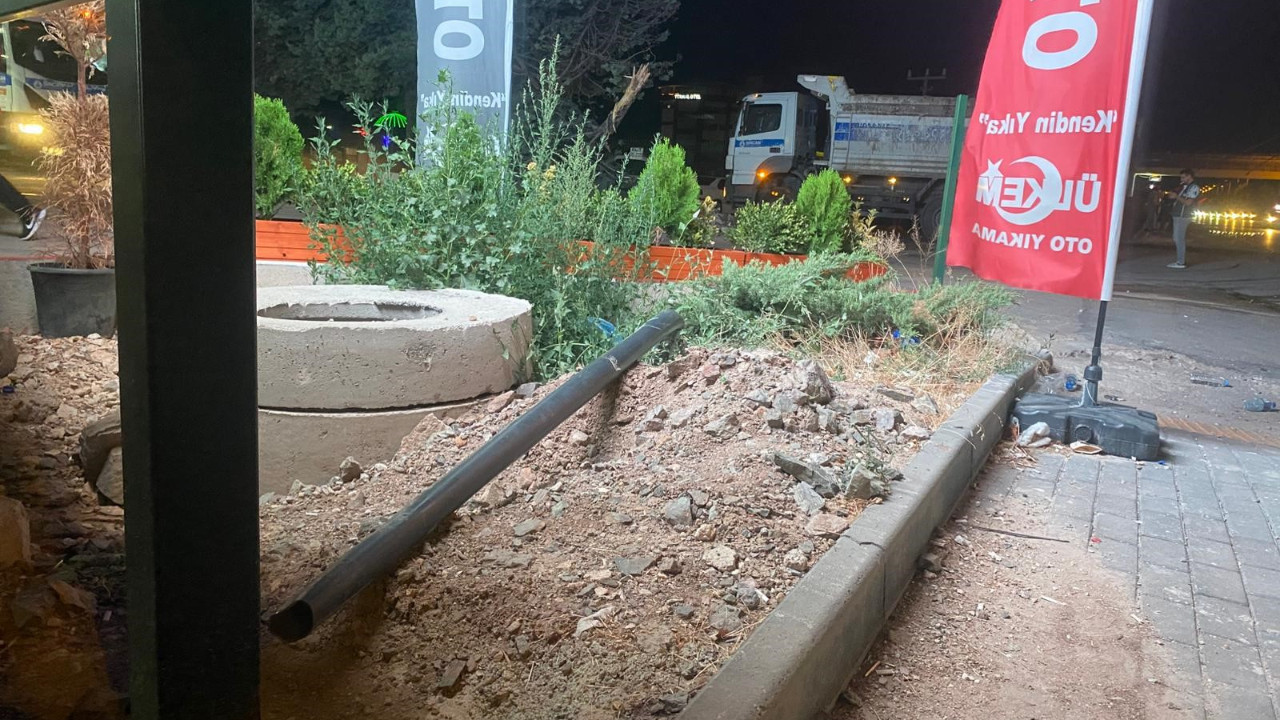 Ankara Sincan'da ilginç kaza: 3 yaralı