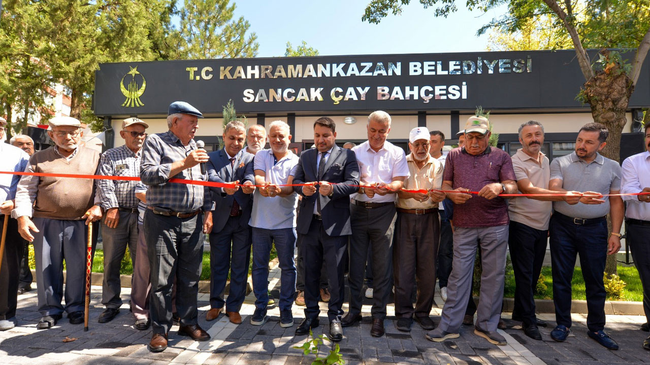 Sancak Çay Bahçesi yenilenerek hizmete girdi