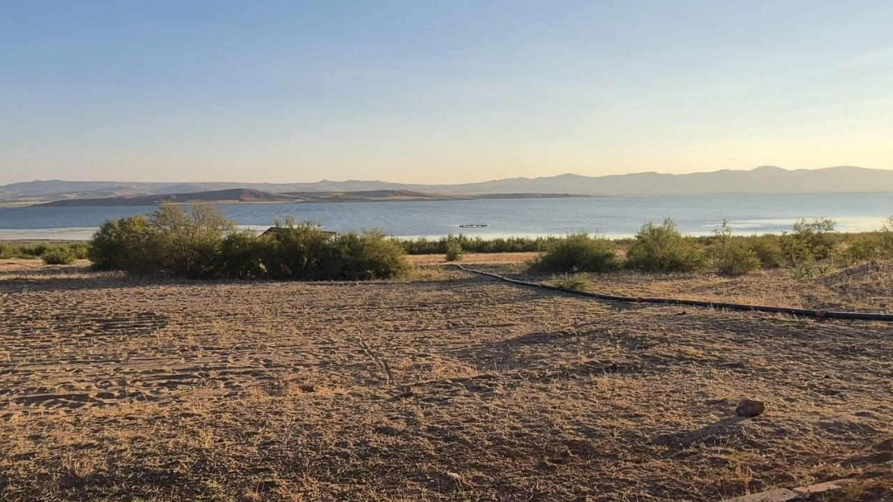 Kırşehir ve Ankara'yı birbirine bağlayan Hirfanlı Barajı alarm veriyor