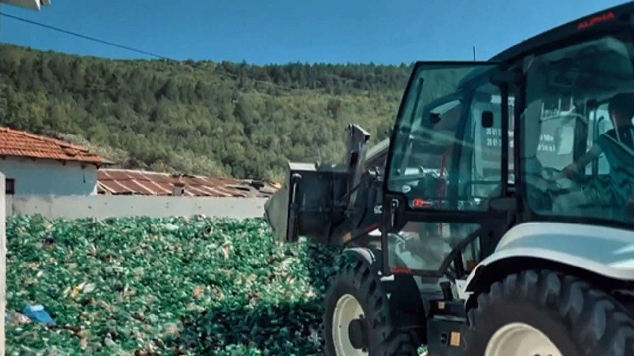 Kızılcahamam’da cam atıklar yeniden hayat buldu