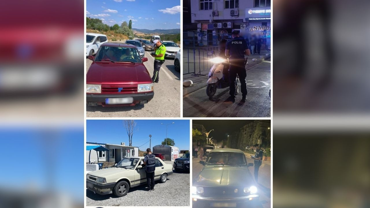 Yozgat’ta trafik denetimleri hız kesmeden devam ediyor: 13 araca cezai işlem!