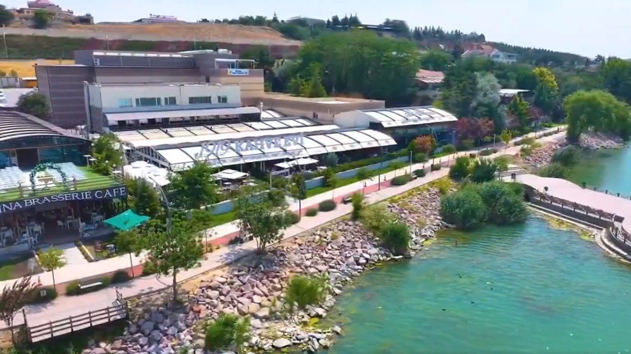 Gölbaşı Belediyesinden sahil yolu düzenlemesi