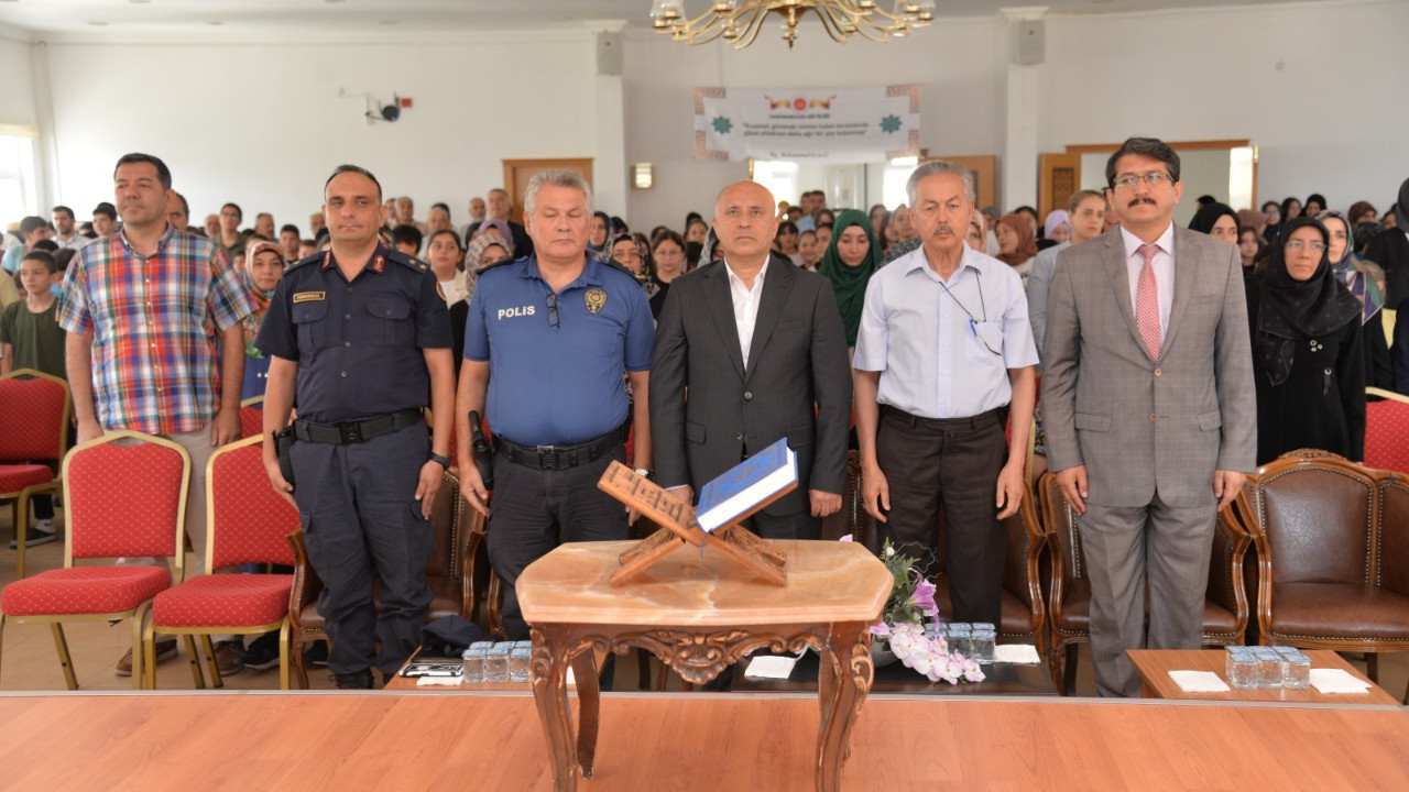 Kahramankazan’da Kur’an Kursu öğrencilerinden mezuniyet coşkusu