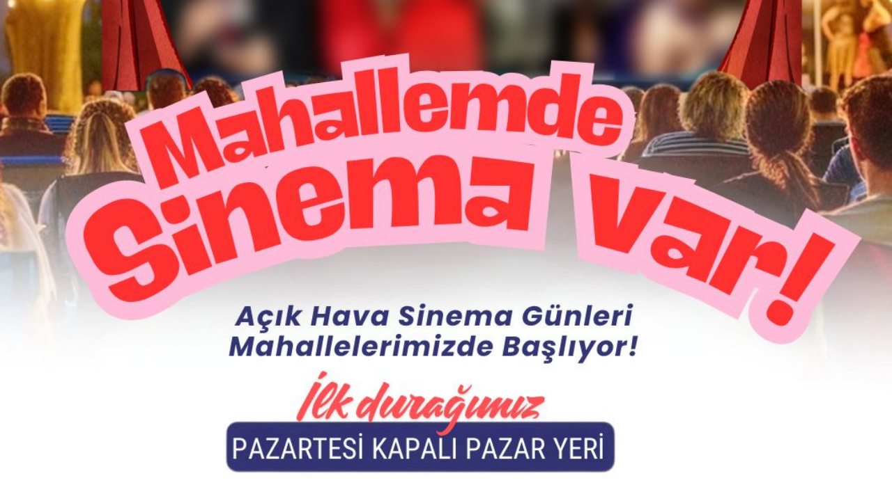Kırıkkale’de açık hava sineması Yeni Mahalle'de perde açıyor