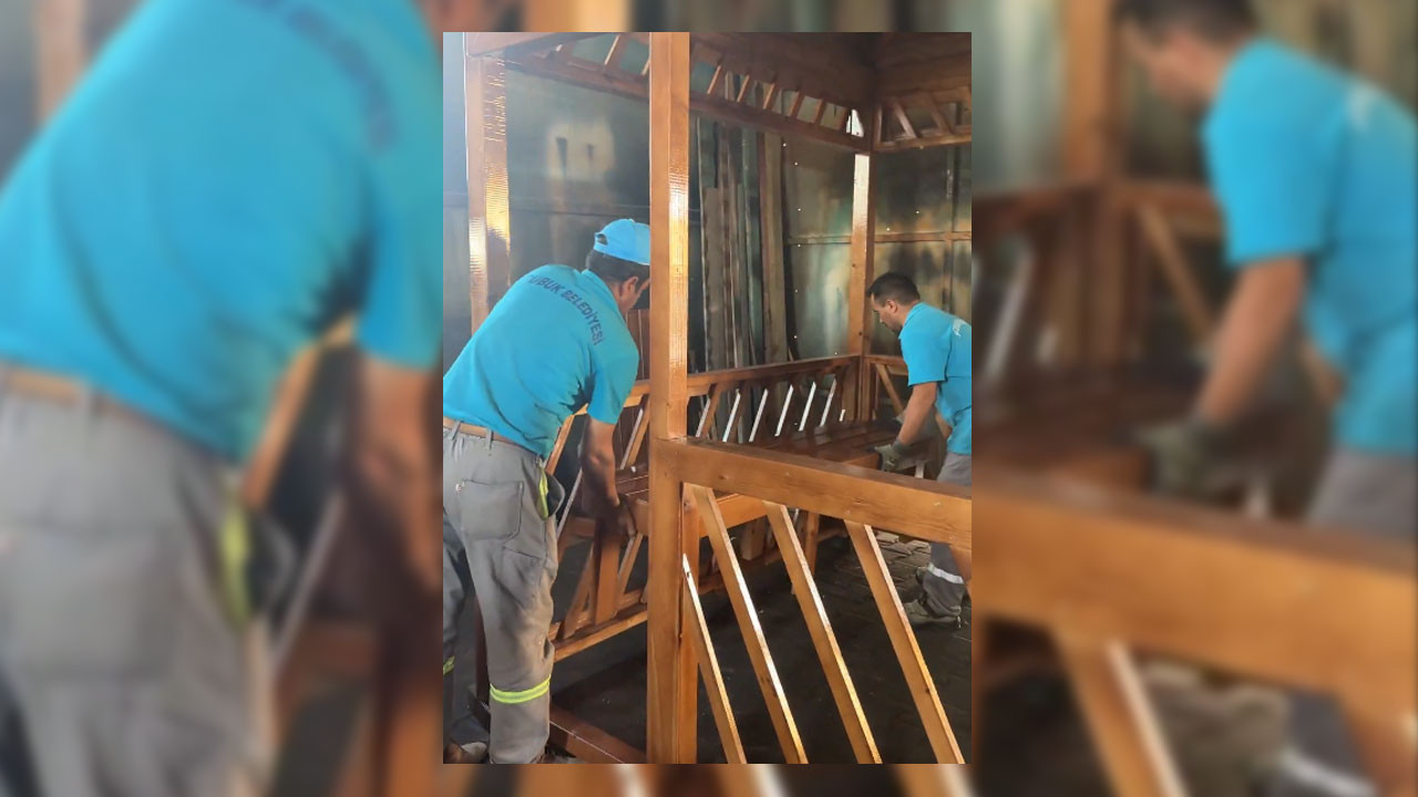 Çubuk Belediyesinden parklara estetik dokunuş