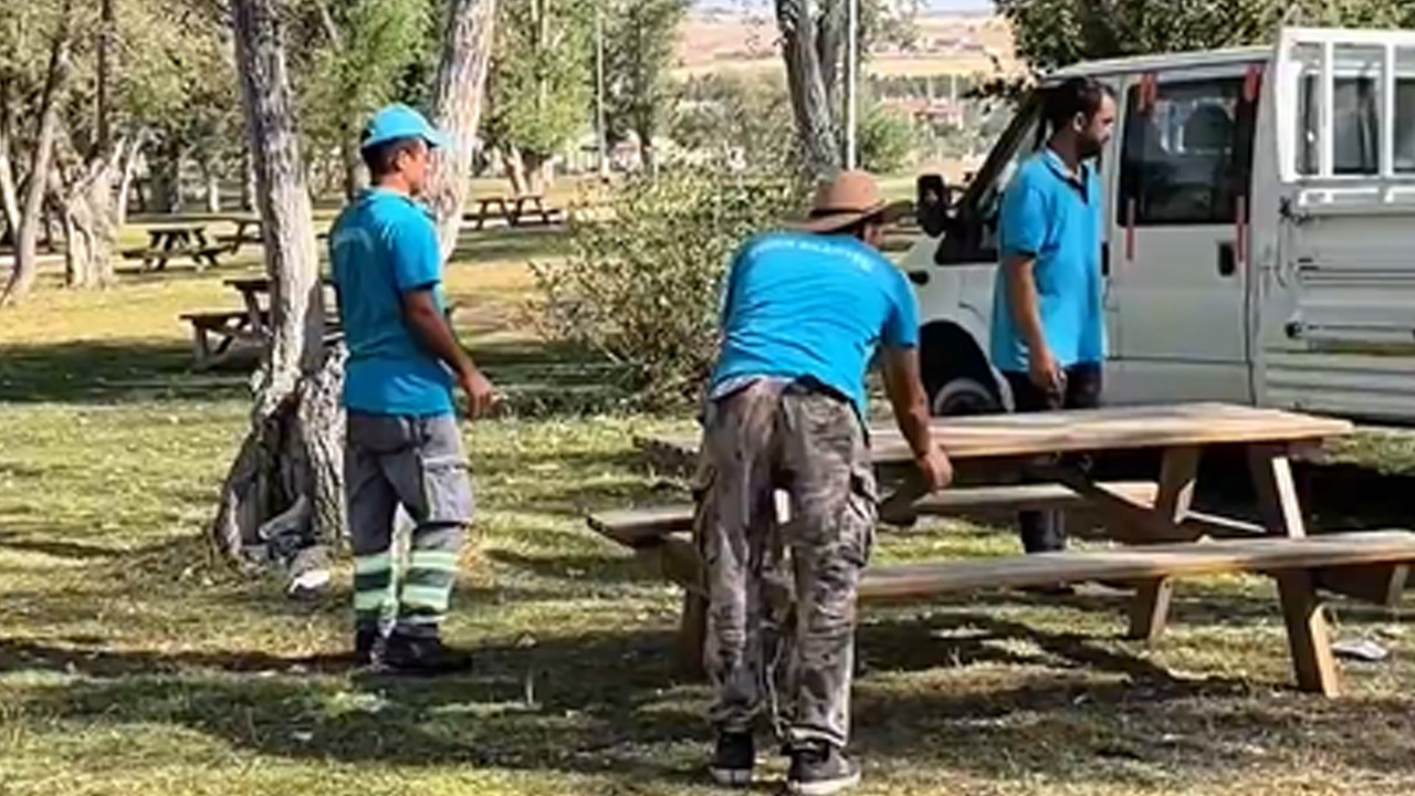 Çubuk’ta piknik alanları daha konforlu hale getiriliyor!