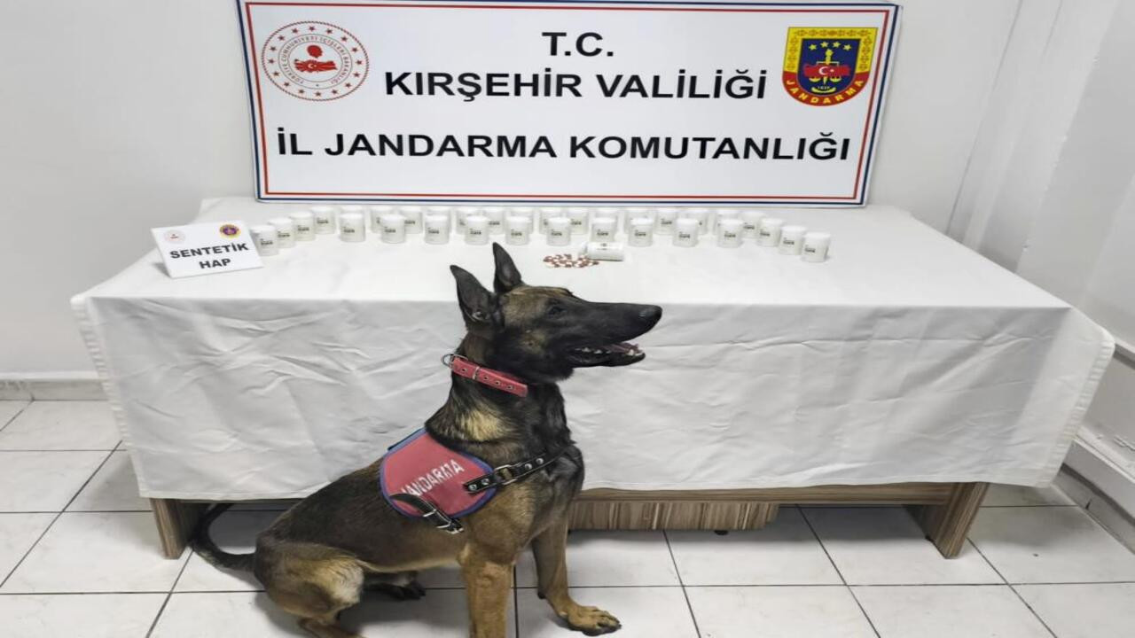 Kırşehir’de uyuşturucu ticaretine müsamaha yok: 823 sentetik hap ele geçirildi