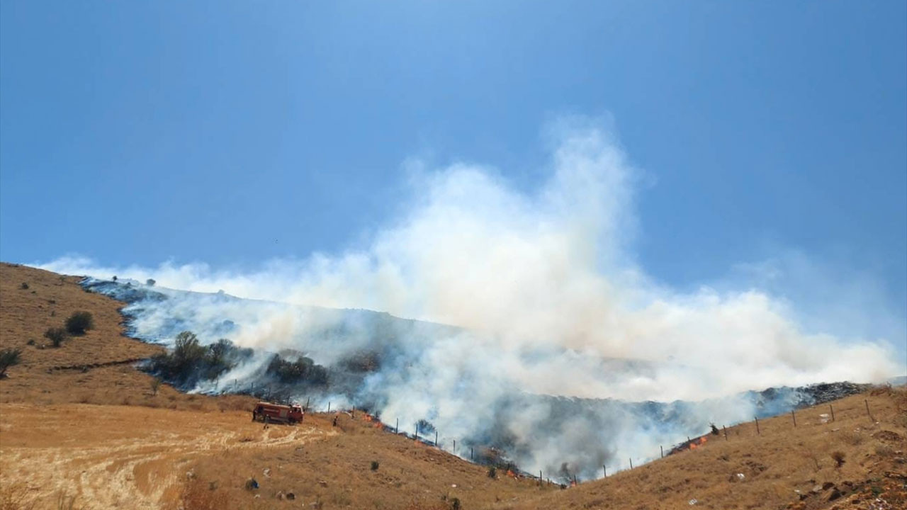 Kırşehir'de orman yangını! Alevler köye dayandı!
