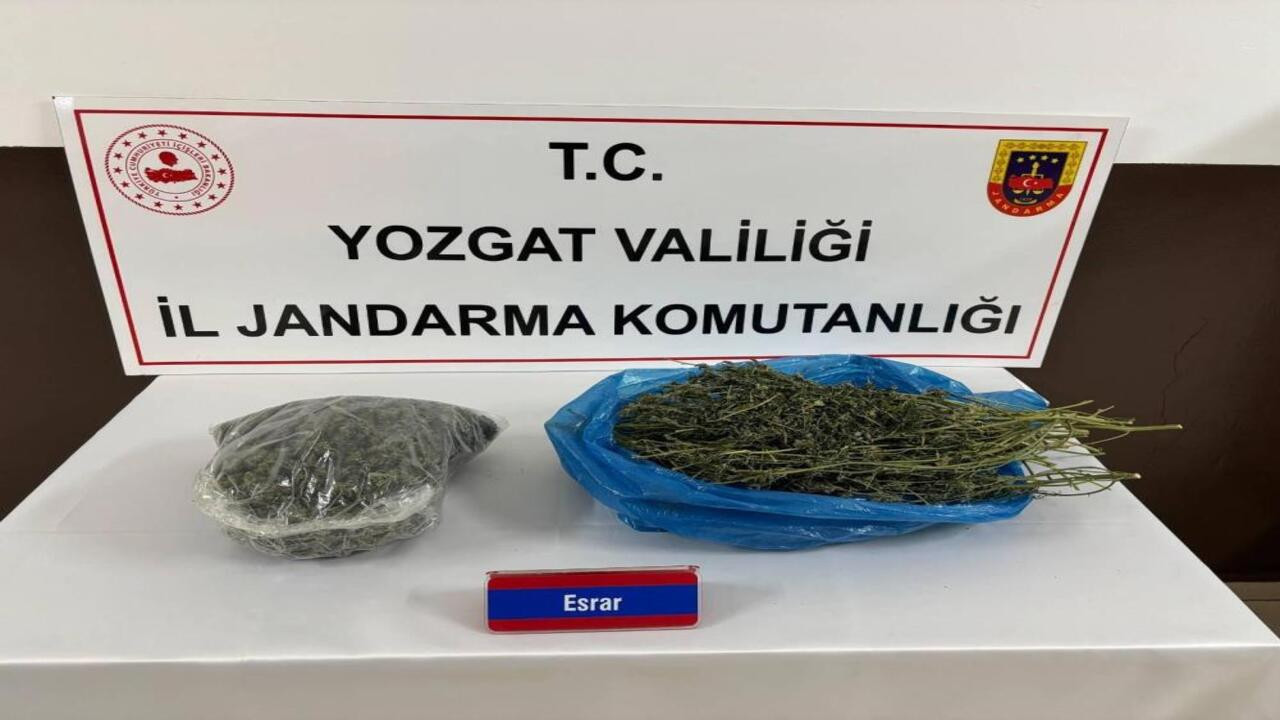 Yozgat’taki uyuşturucu sevkiyatına suçüstü baskını