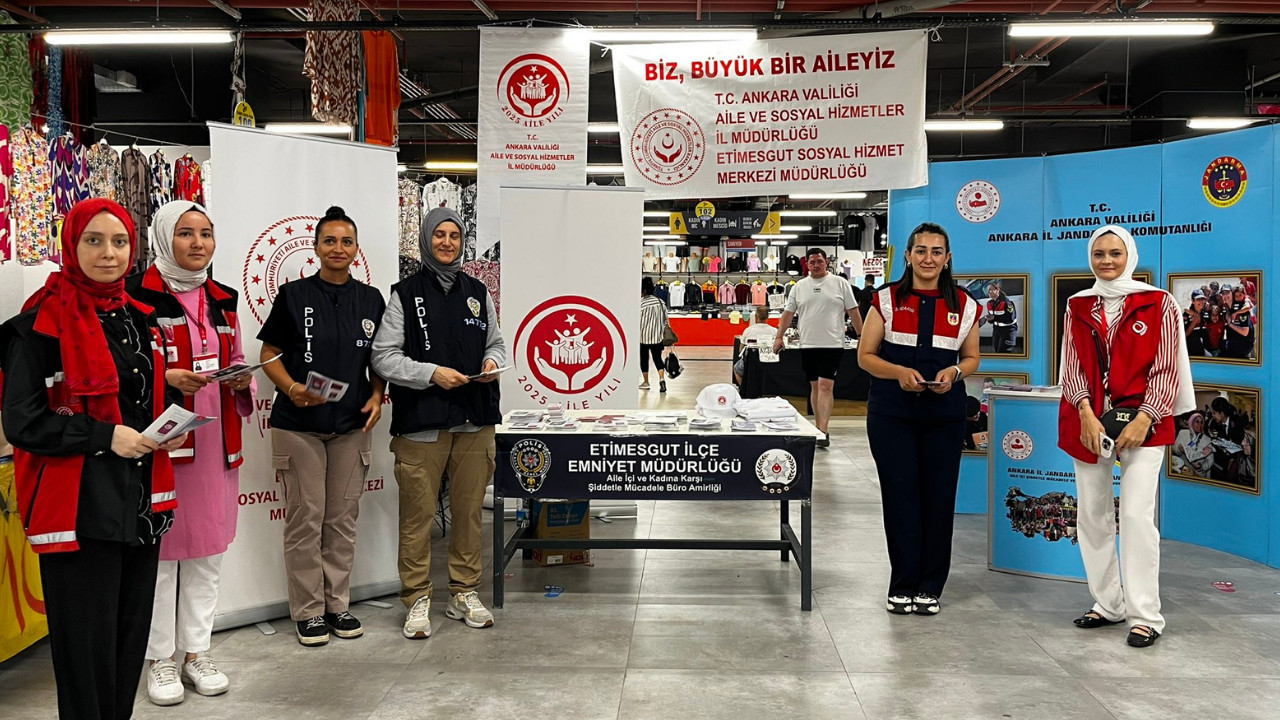 Etimesgutlu kadınlar bilinçlendiriliyor: “Kadına el kalkamaz”