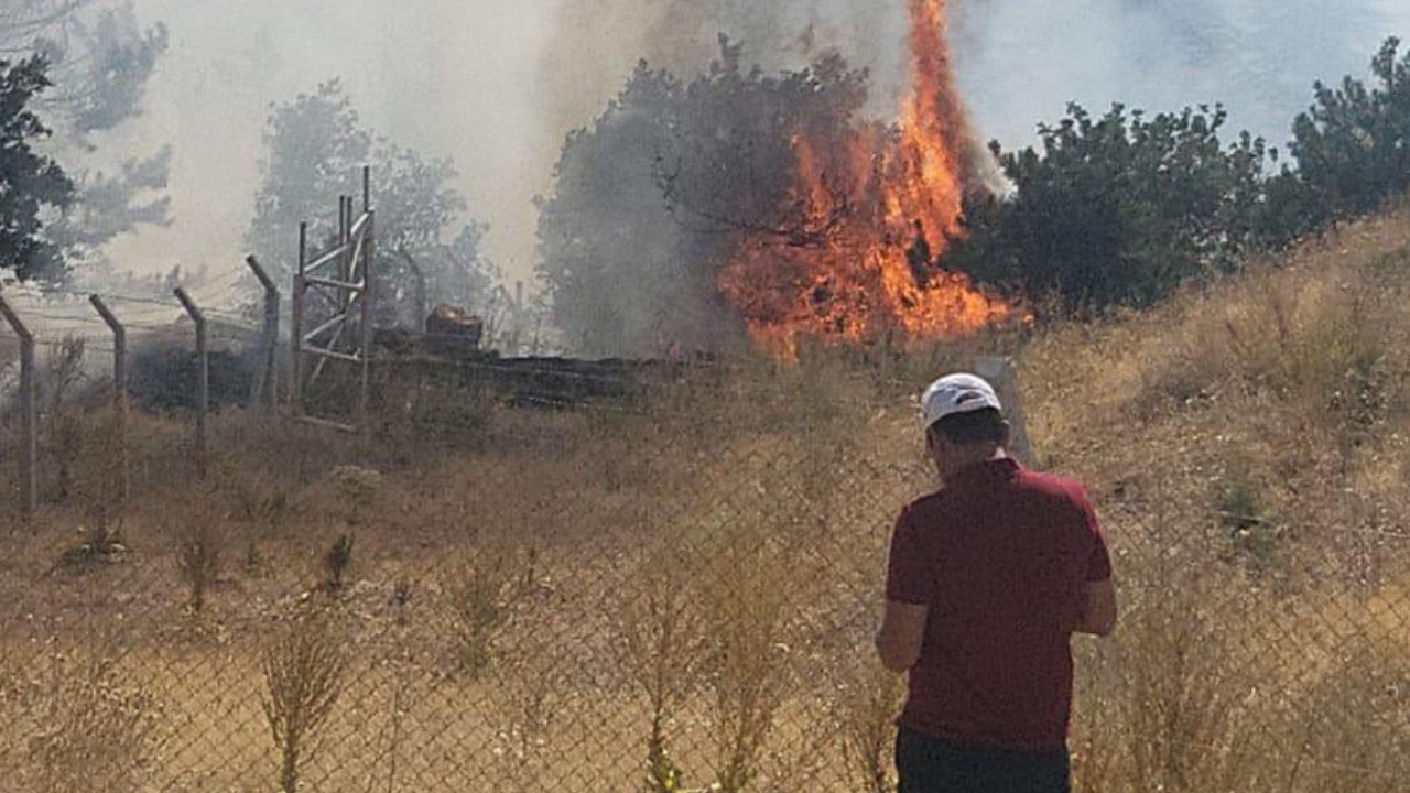 Bala’da orman yangını! Kaymakam Yıldırım çalışmalara katıldı
