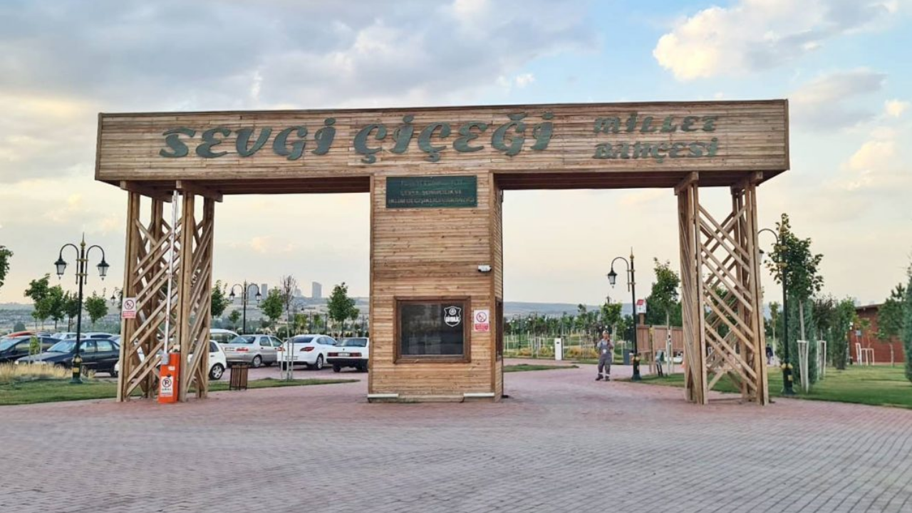 Ankara'nın göl kenarındaki renkli cenneti! Sevgi Çiçeği Bahçesi