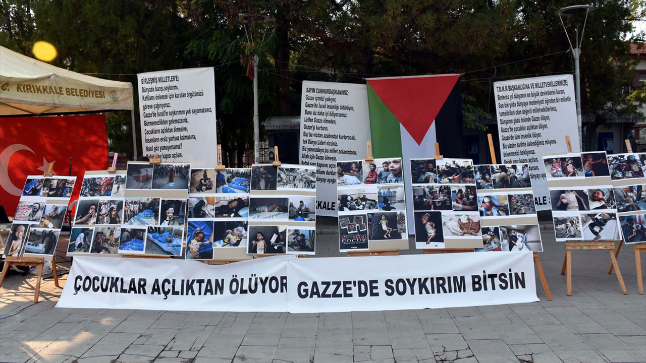 Kırıkkale’de Gazze için imza kampanyası başlatıldı