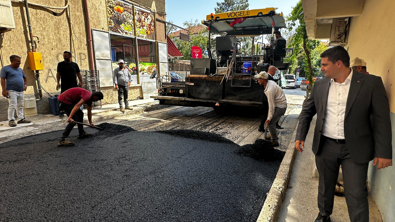 Şereflikoçhisar’da asfalt çalışmaları hız kesmiyor