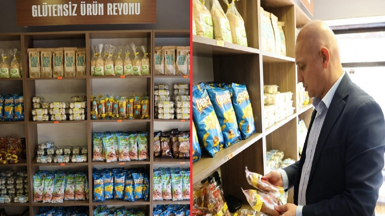 Kırıkkale’de glütensiz market hizmete devam ediyor