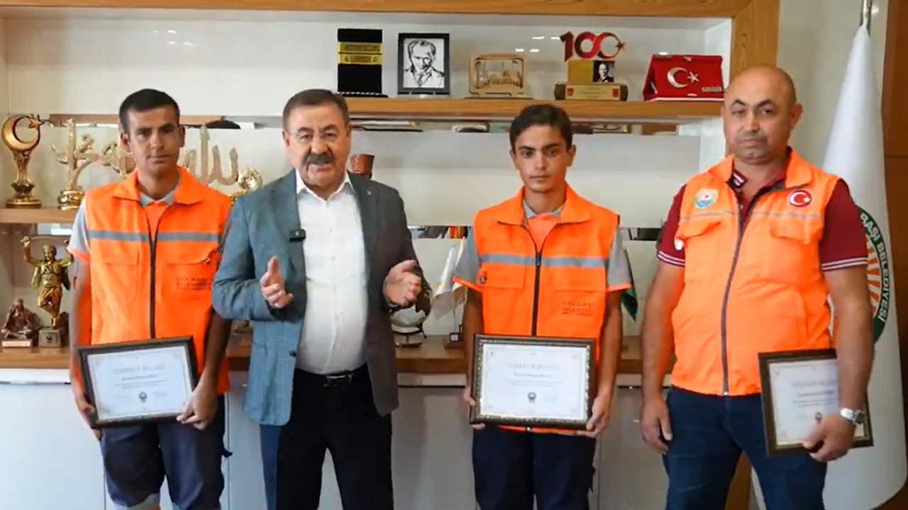 Gölbaşı Belediyesinden örnek davranış!