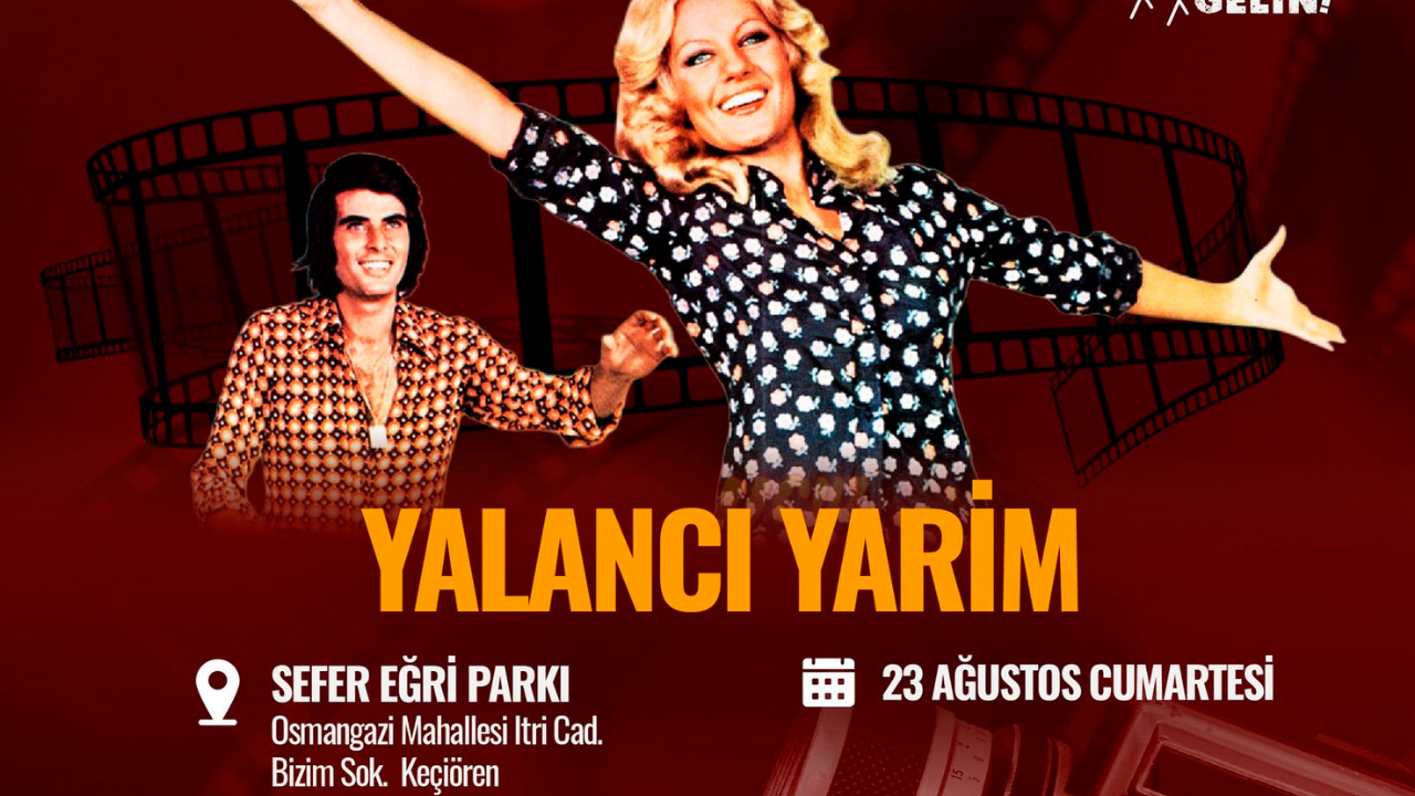 Nostalji severlere müjde: Keçiören’de açık hava sinema keyfi devam ediyor!