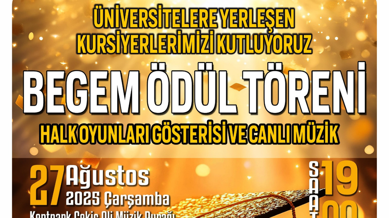 Kırşehir’de BEGEM’in üniversite başarısı kutlanacak!
