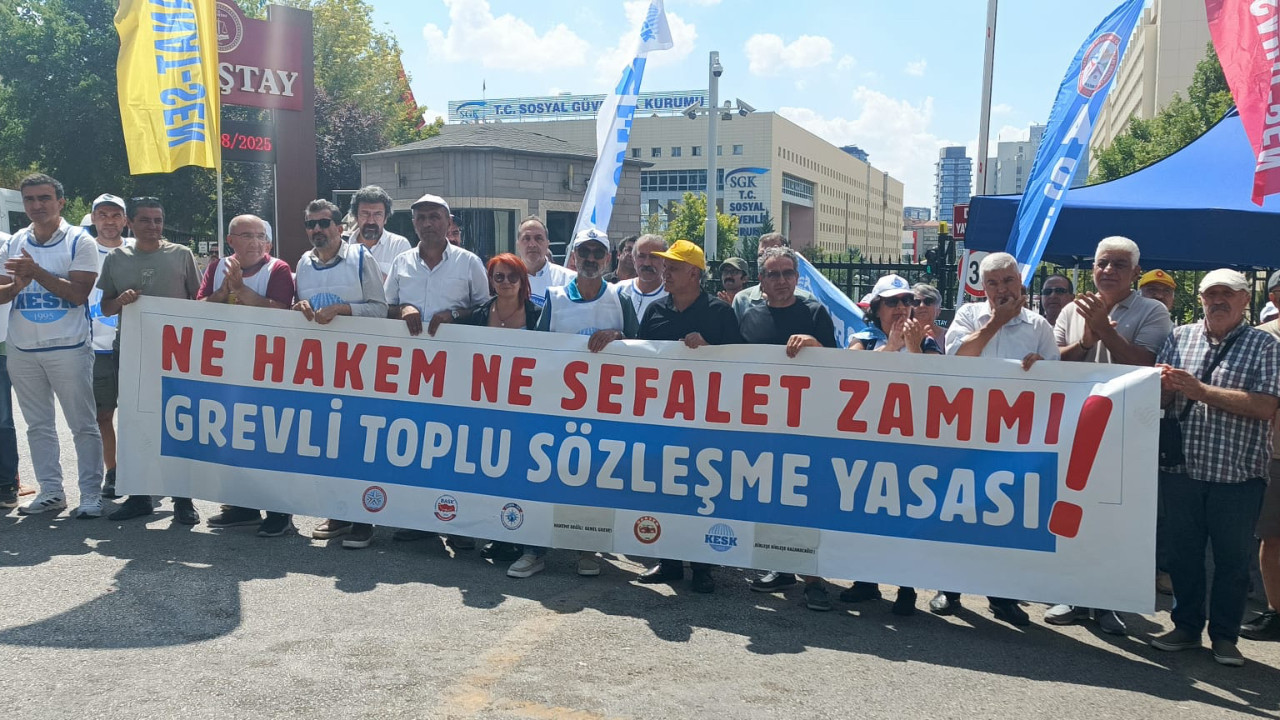 Ankara’da KESK nöbeti: “Bu süreç göstermelik”