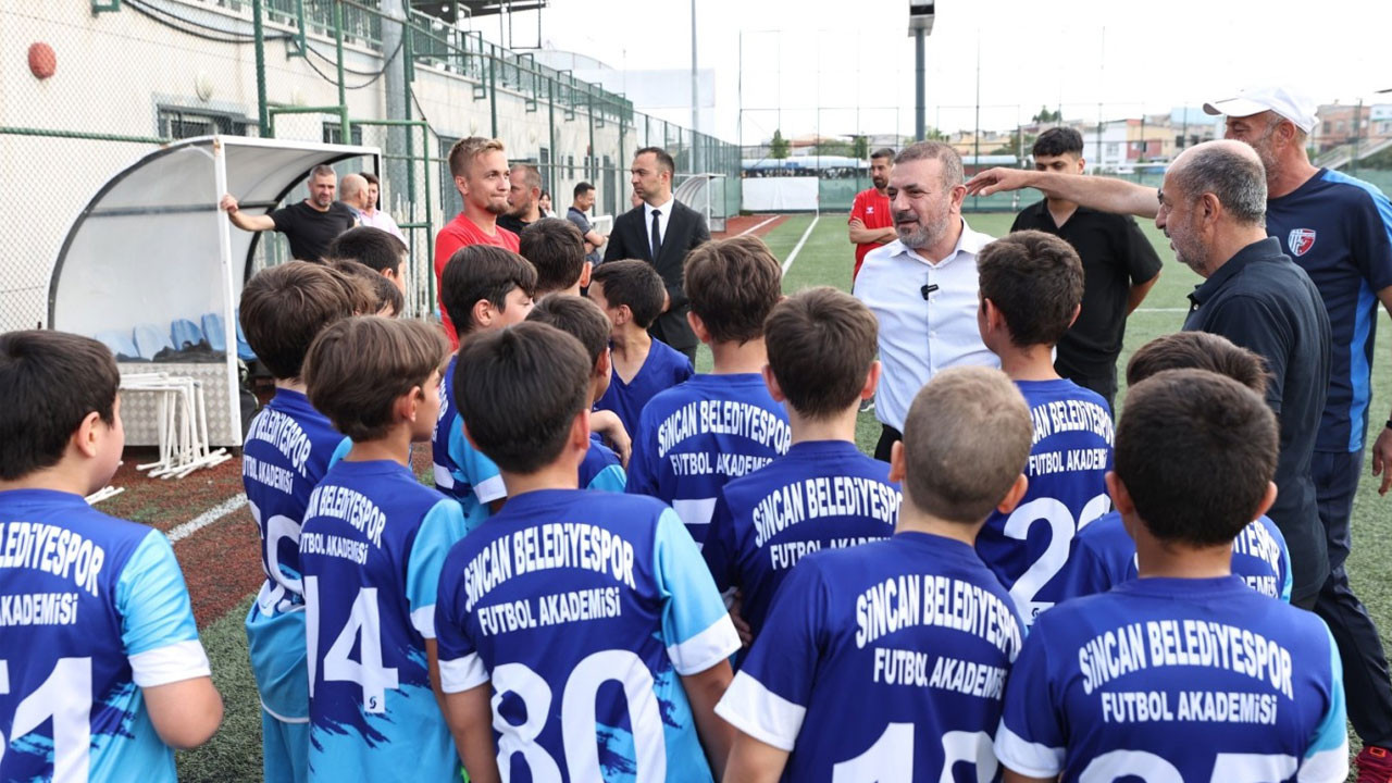 Sincan’da minik yetenekler sahada parladı