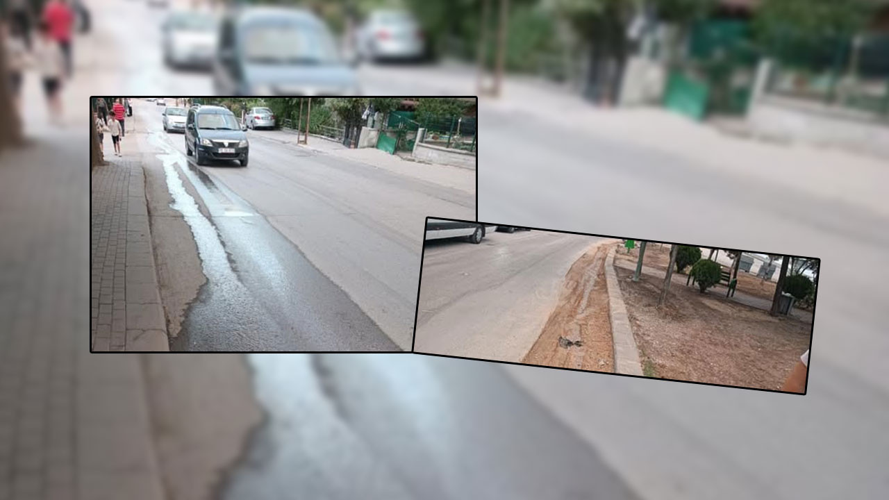 Ankara'daki 3 haftalık su kaçağını sosyal medya çözdü