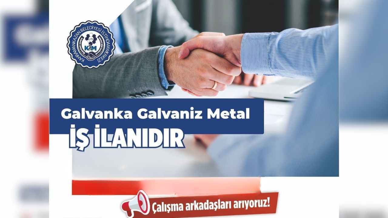 Kahramankazan Belediyesinden iş fırsatı!