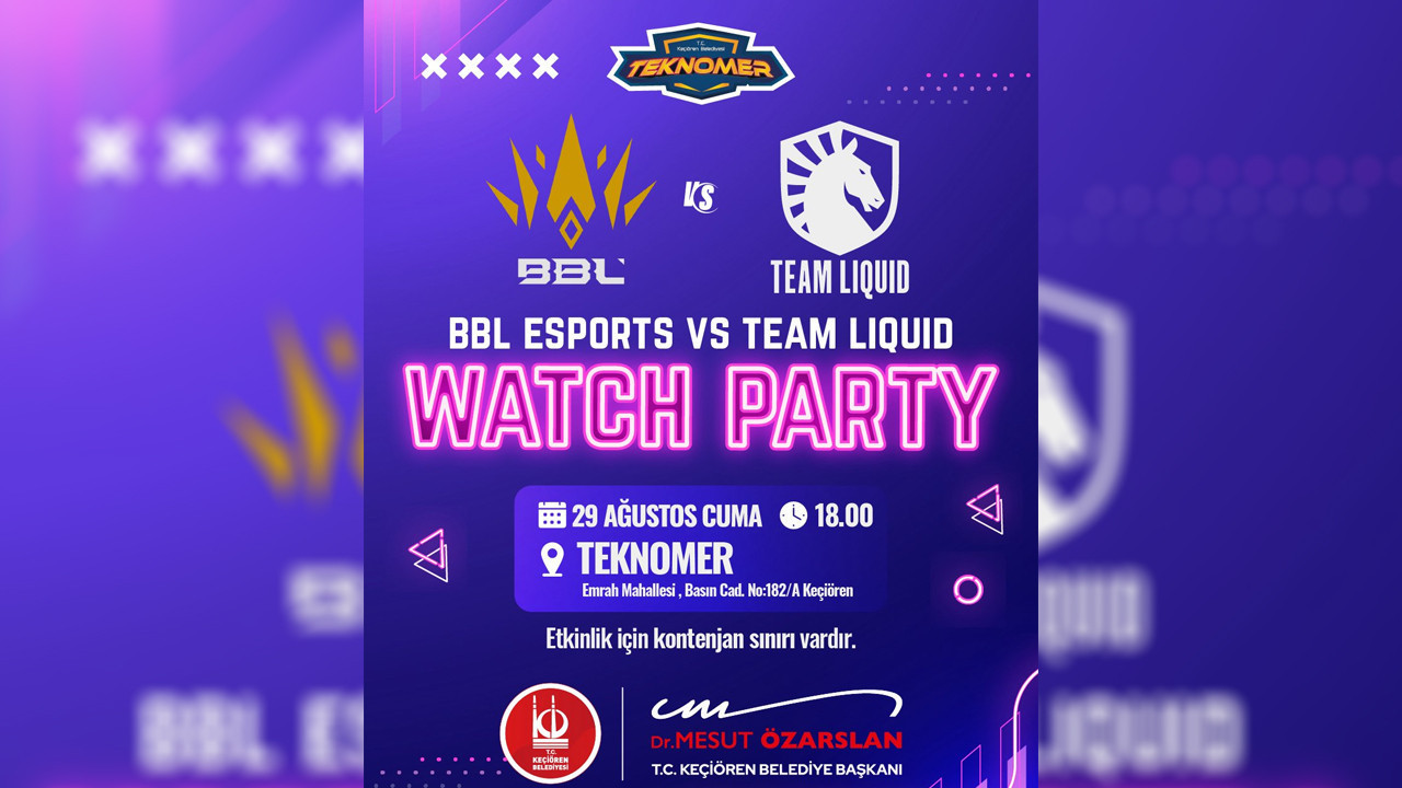 Keçiören Belediyesi BBL Esports’u destekliyor!