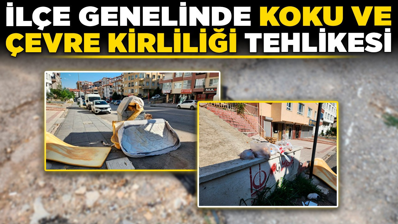İlçe genelinde koku ve çevre kirliliği tehlikesi