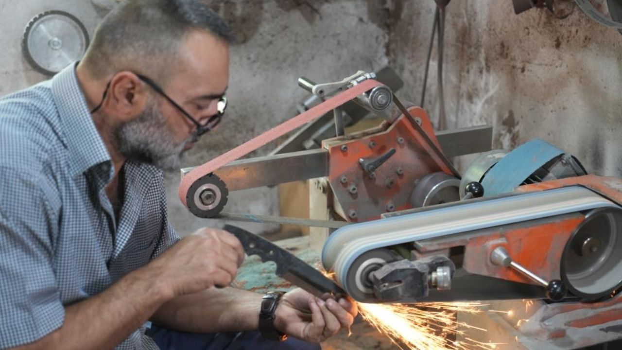 Ankara Güdül'de her motif bir tarih: Bıçak sanatıyla kültür yaşatılıyor