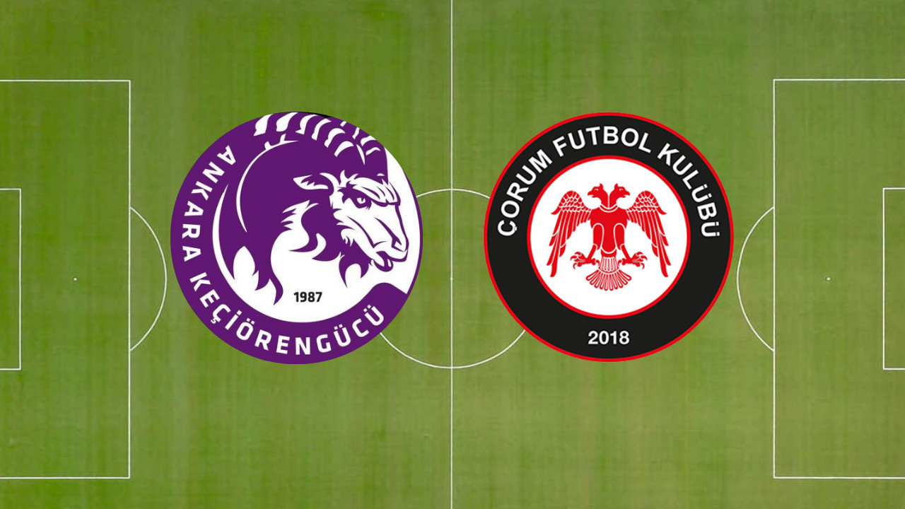 Ankara Keçiörengücü–Arca Çorum FK maçı başlıyor! Aktepe’de kritik 90 dakika