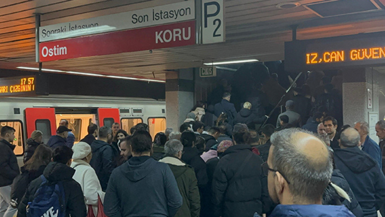 Ankara’da yangın paniği! Metro seferleri durduruldu