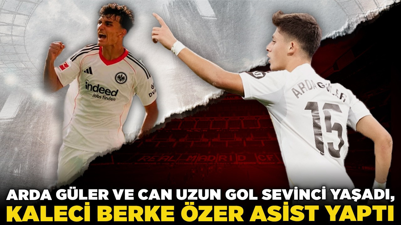 Arda Güler ve Can Uzun gol sevinci yaşadı, kaleci Berke Özer asist yaptı