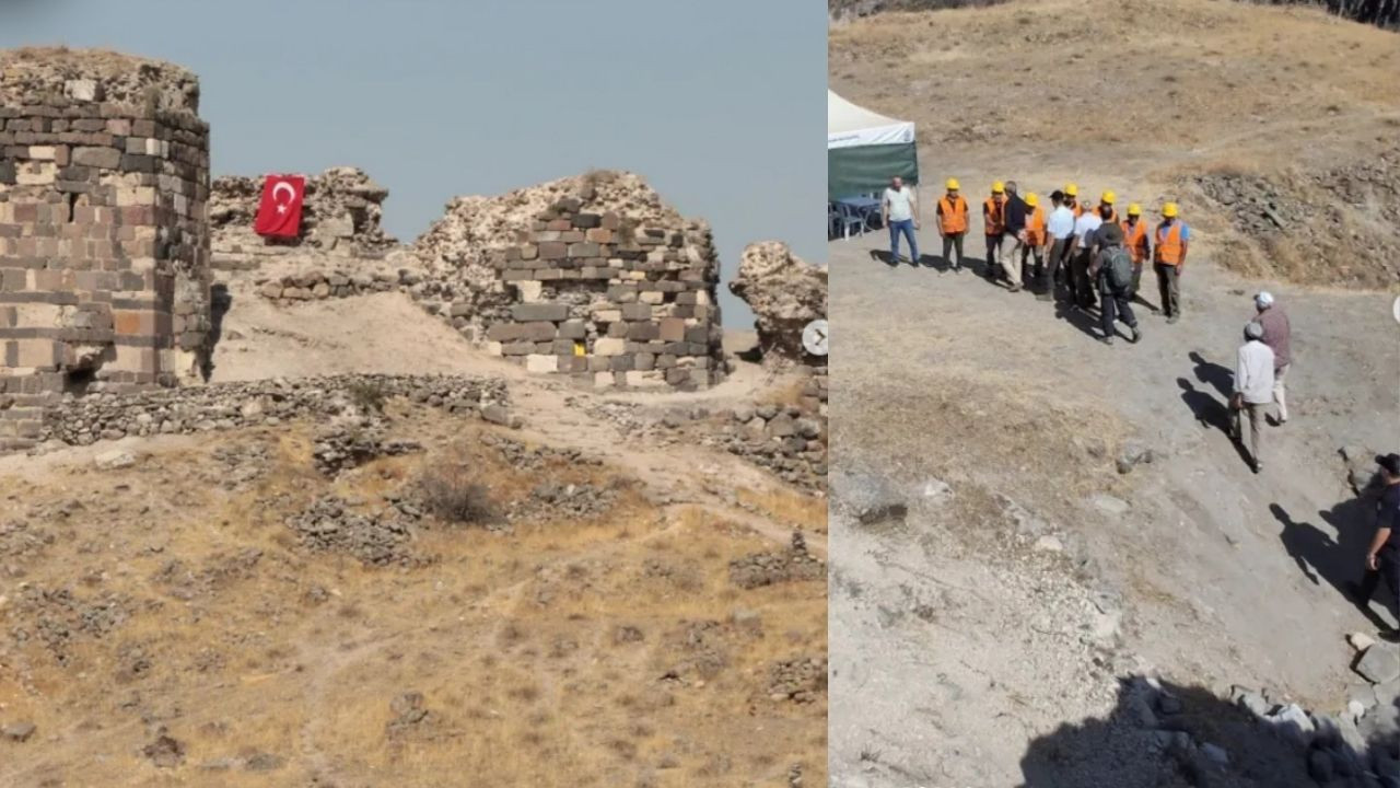 Beypazarı’nda tarihi kale canlanıyor: Tabanlıoğlu Kalesi arkeolojik çalışmalarla gün yüzüne çıkıyor