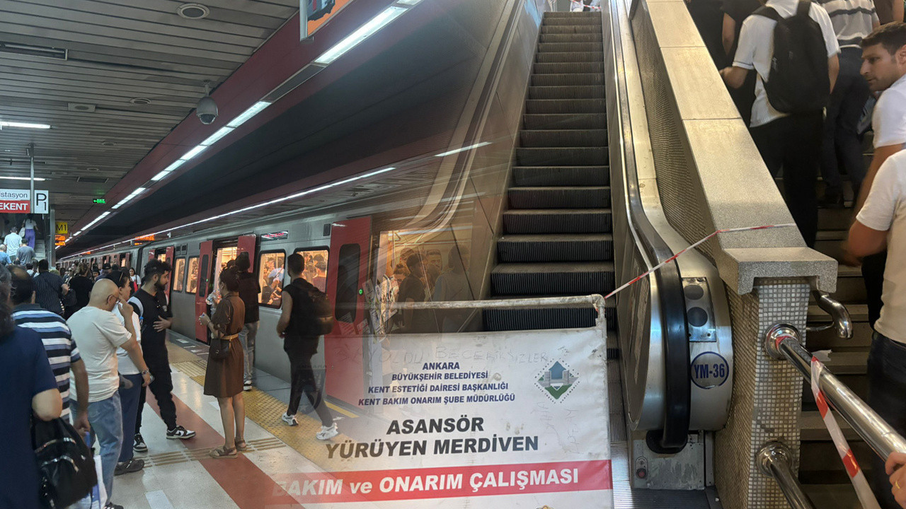Ankara Metrosu’nda peş peşe arızalar: Yolcular tepkili