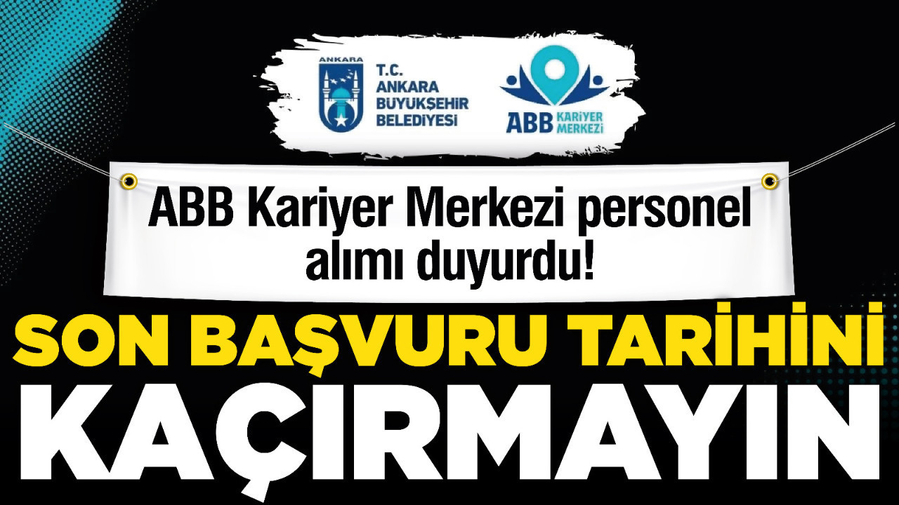 ABB Kariyer Merkezi personel alımı duyurdu! Son başvuru tarihini kaçırmayın