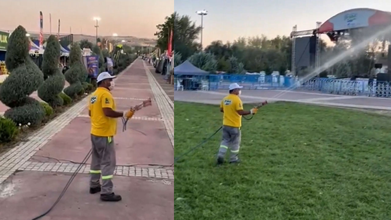 Çubuk Belediyesi festival öncesi son hazırlıklarını tamamladı