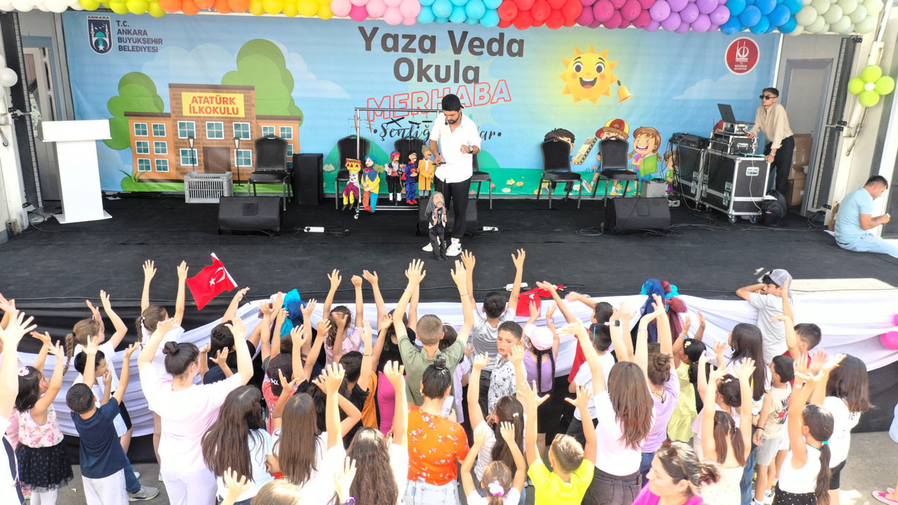 Keçiören'de yaz tatiline neşeli veda, yeni döneme coşkulu başlangıç