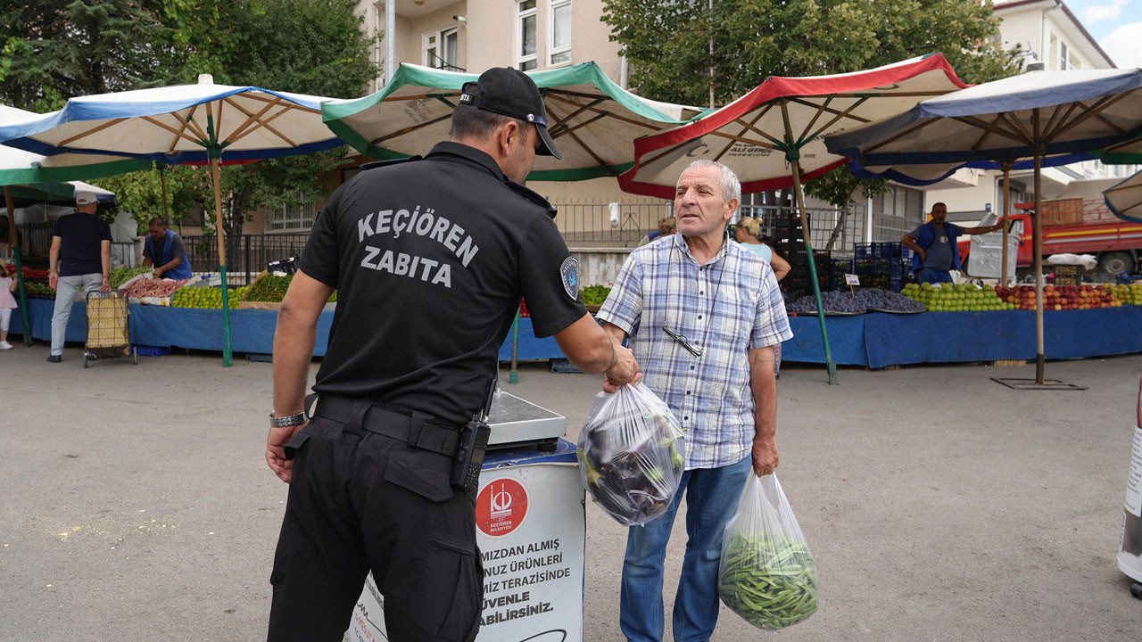 Keçiören’de semt pazarlarında sıkı denetim: Hem sağlık hem bütçe korunuyor