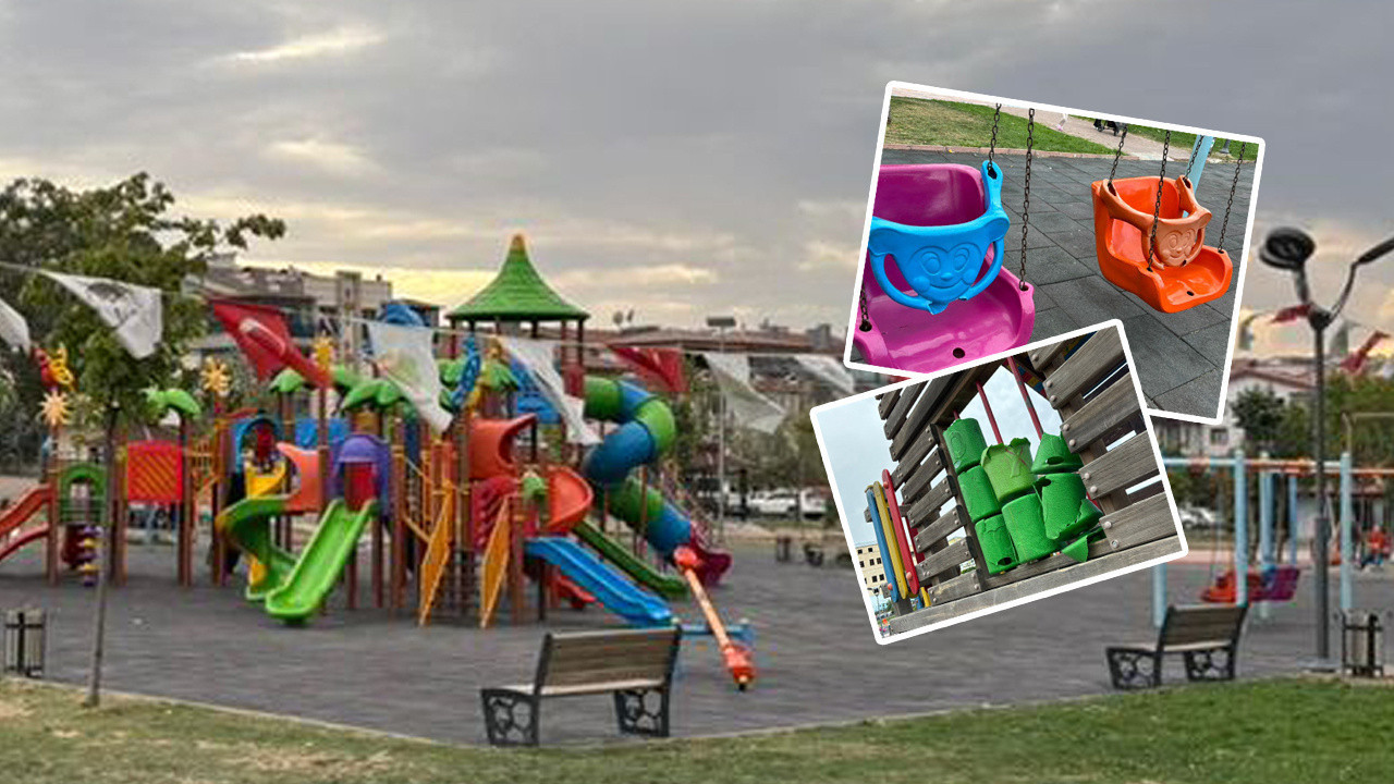 Mamak Kartaltepe Parkı'nda çocuklar tehlikede